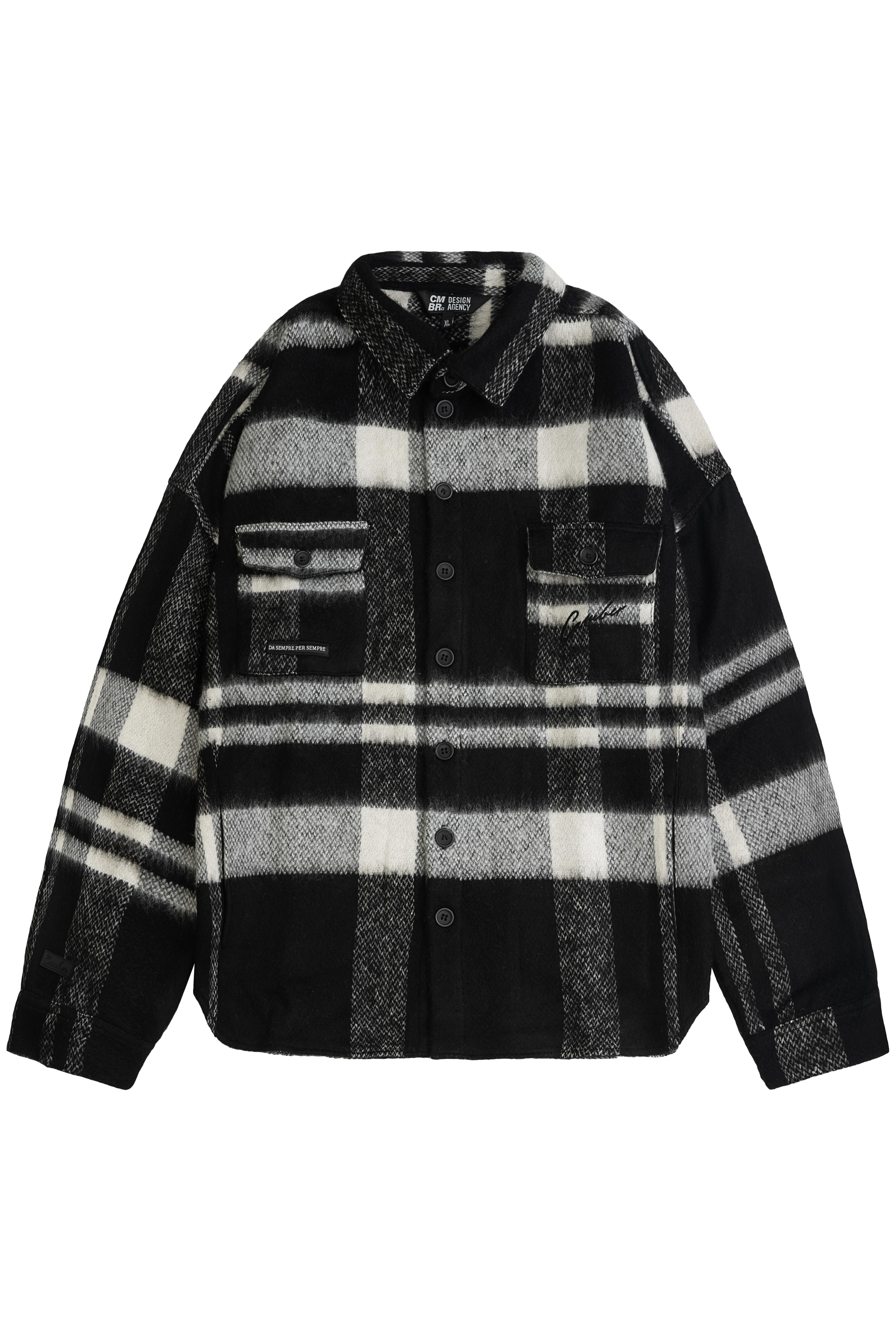 Flannel Shirt Sempre Black