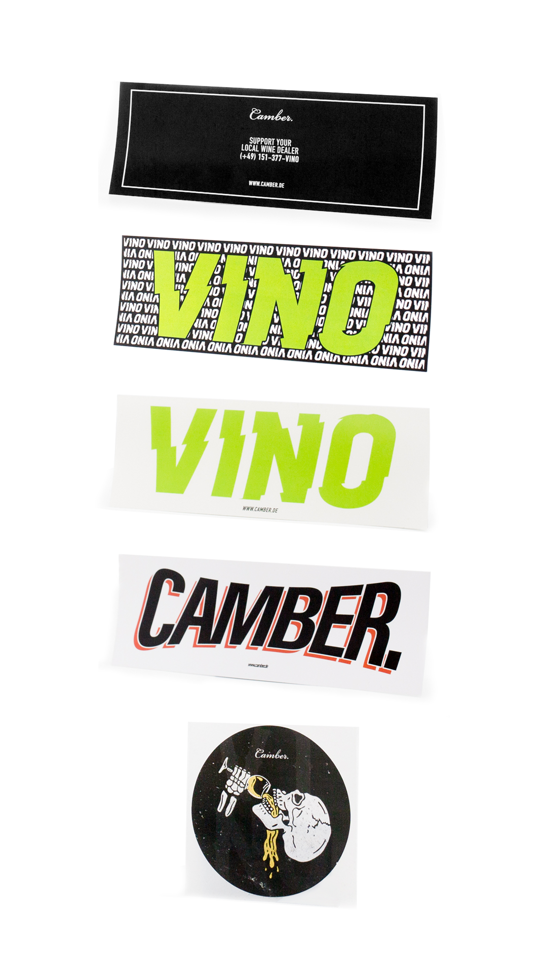 Camber. Sticker Set