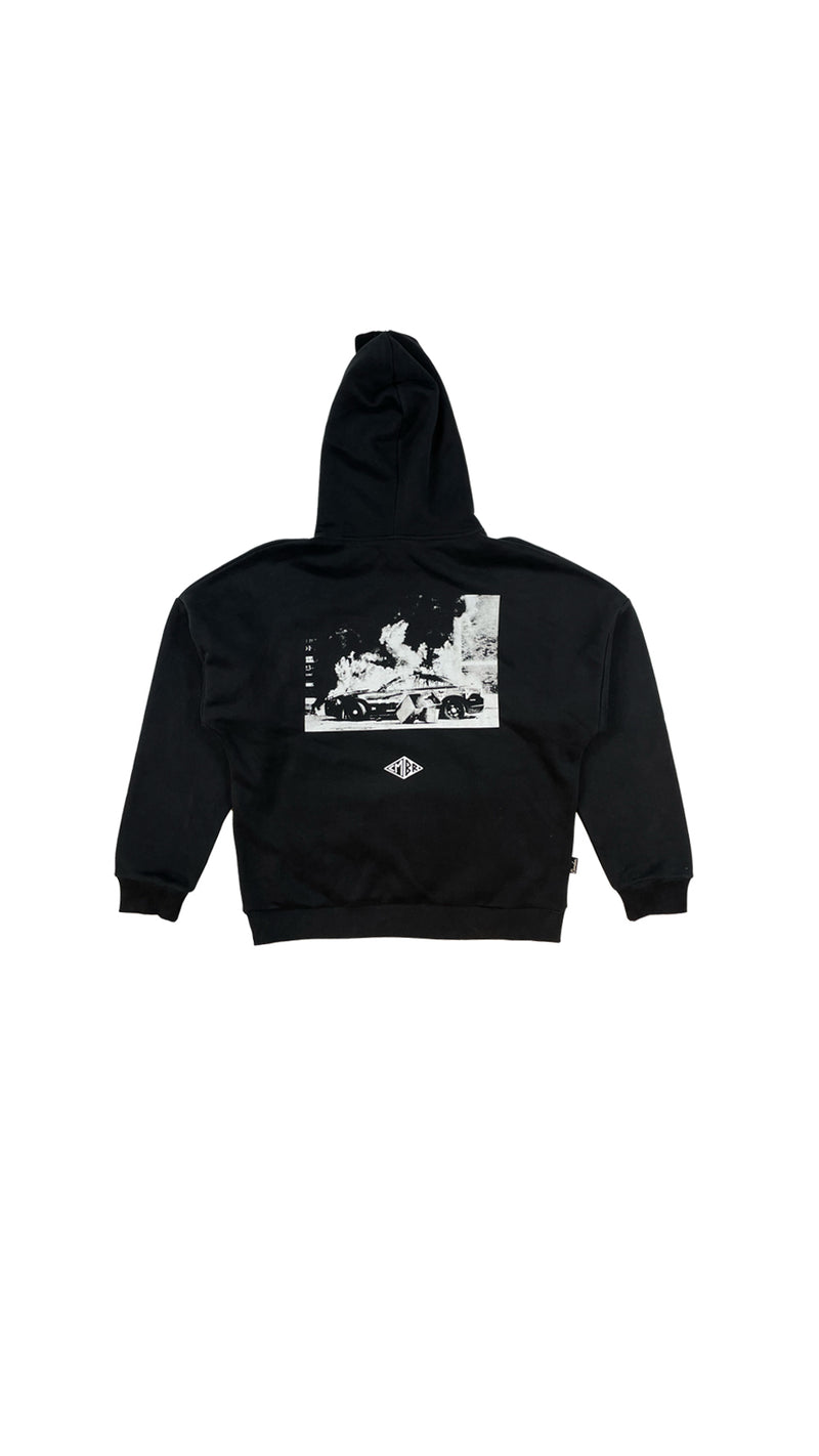 Burn Hoodie Black