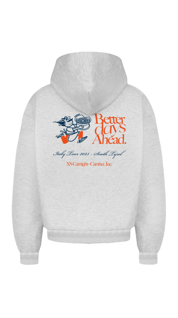 XS Italy Collabo Hoodie Grey