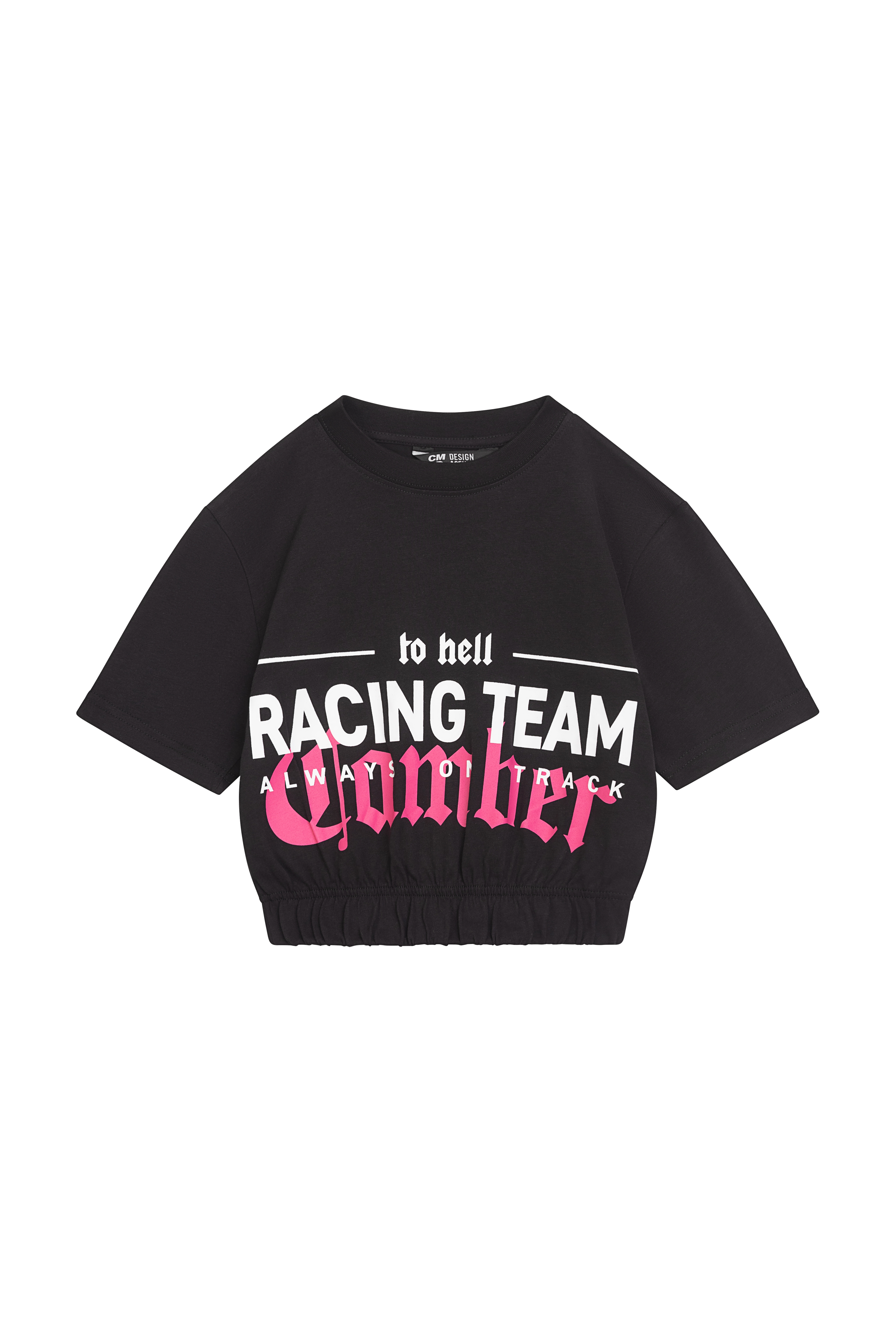 To Hell Racing Crop T-Shirt