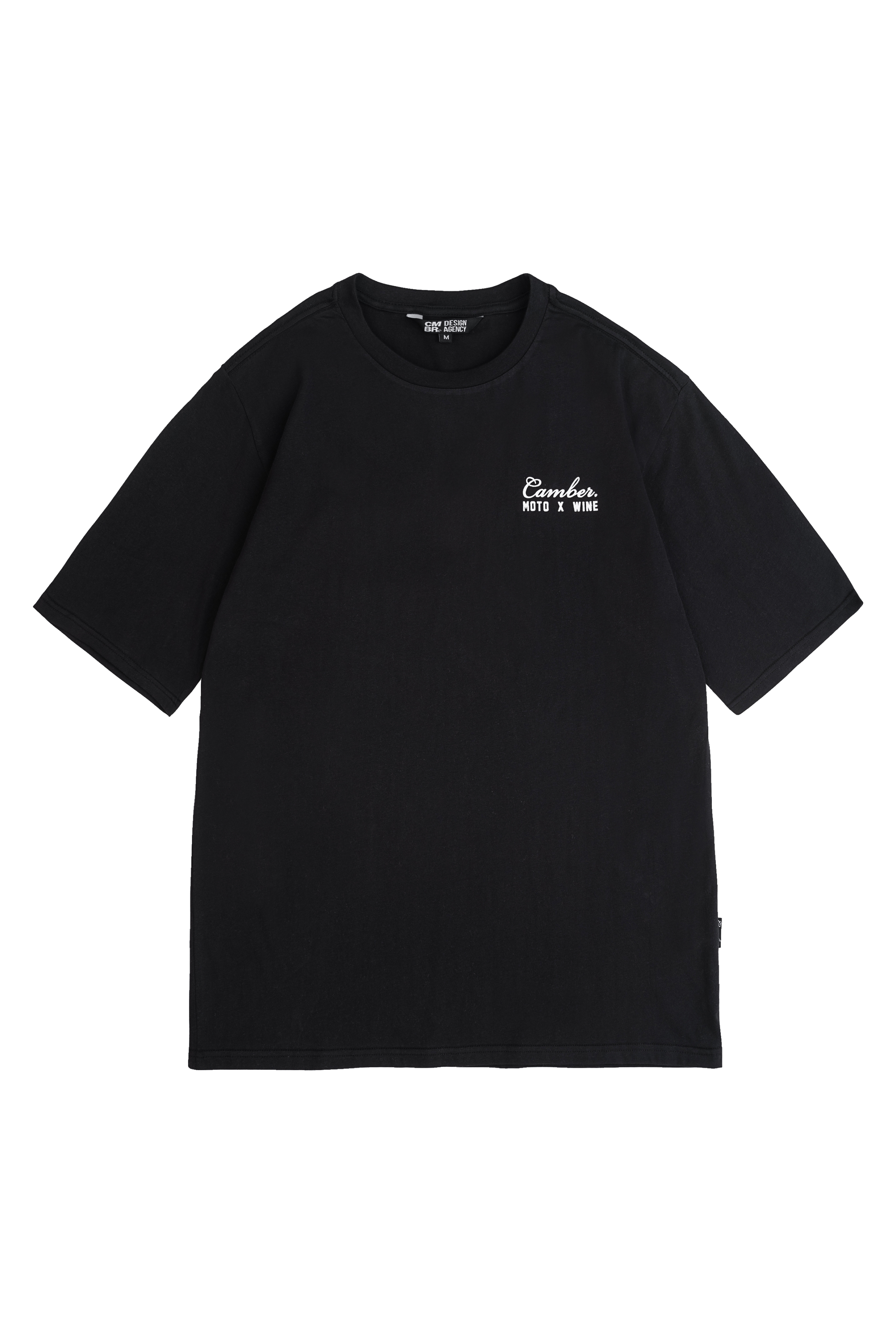 Moto x Wine T-Shirt Black / White