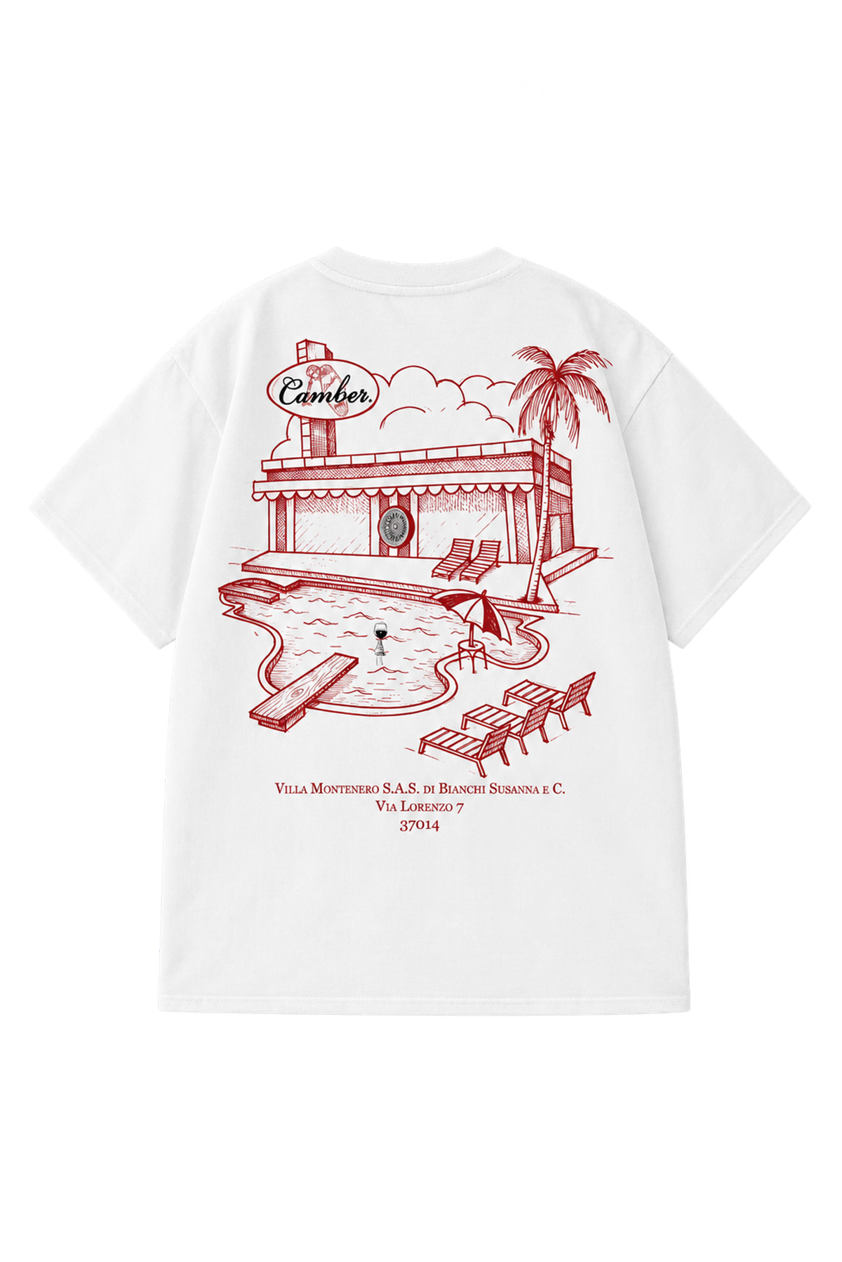 Italy Villa T-Shirt White