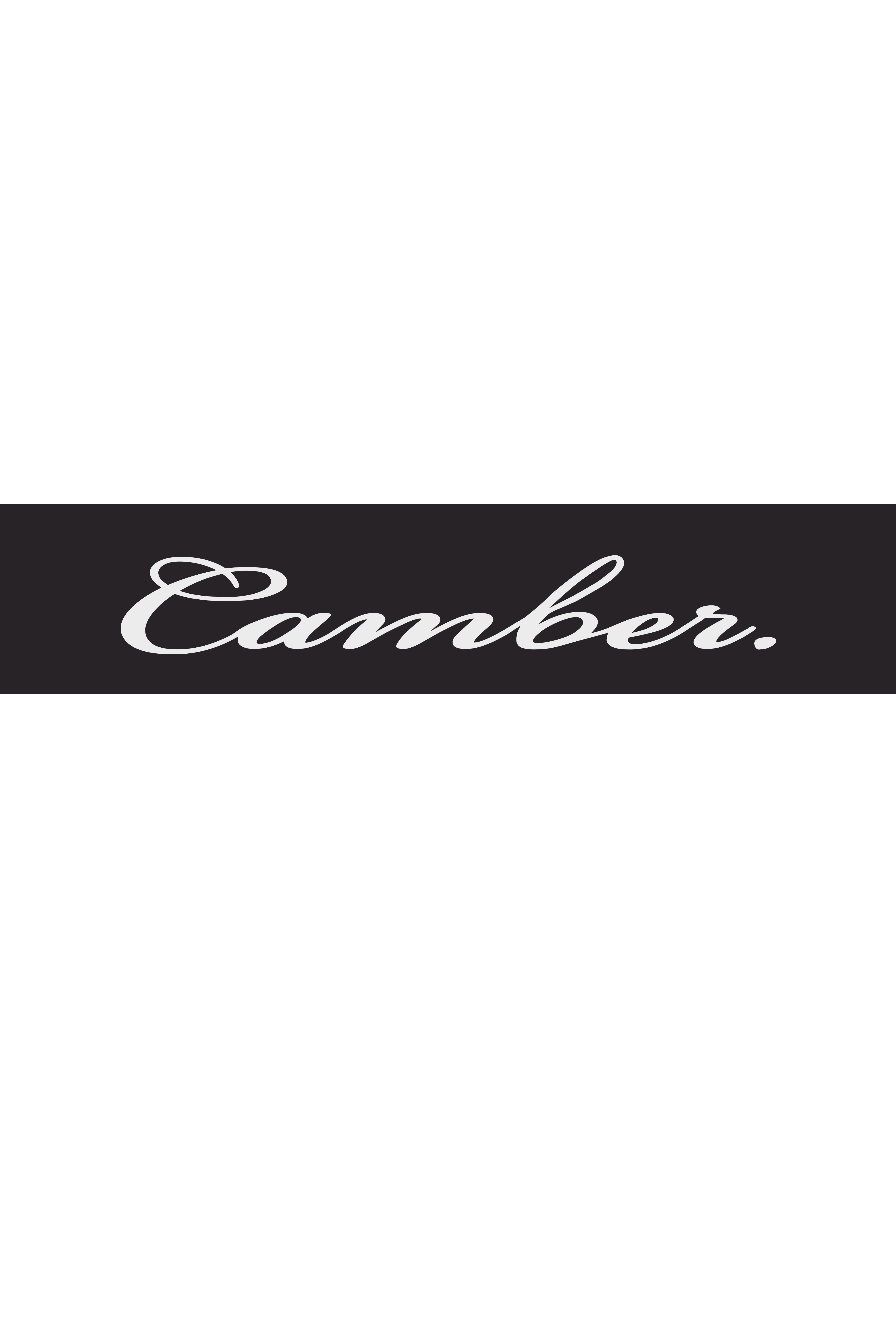Camber. Windshield Banner