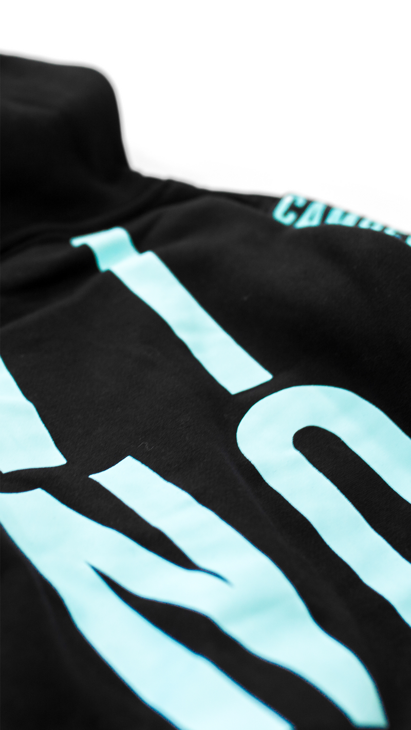 VINO CROP BLACK Hoodie