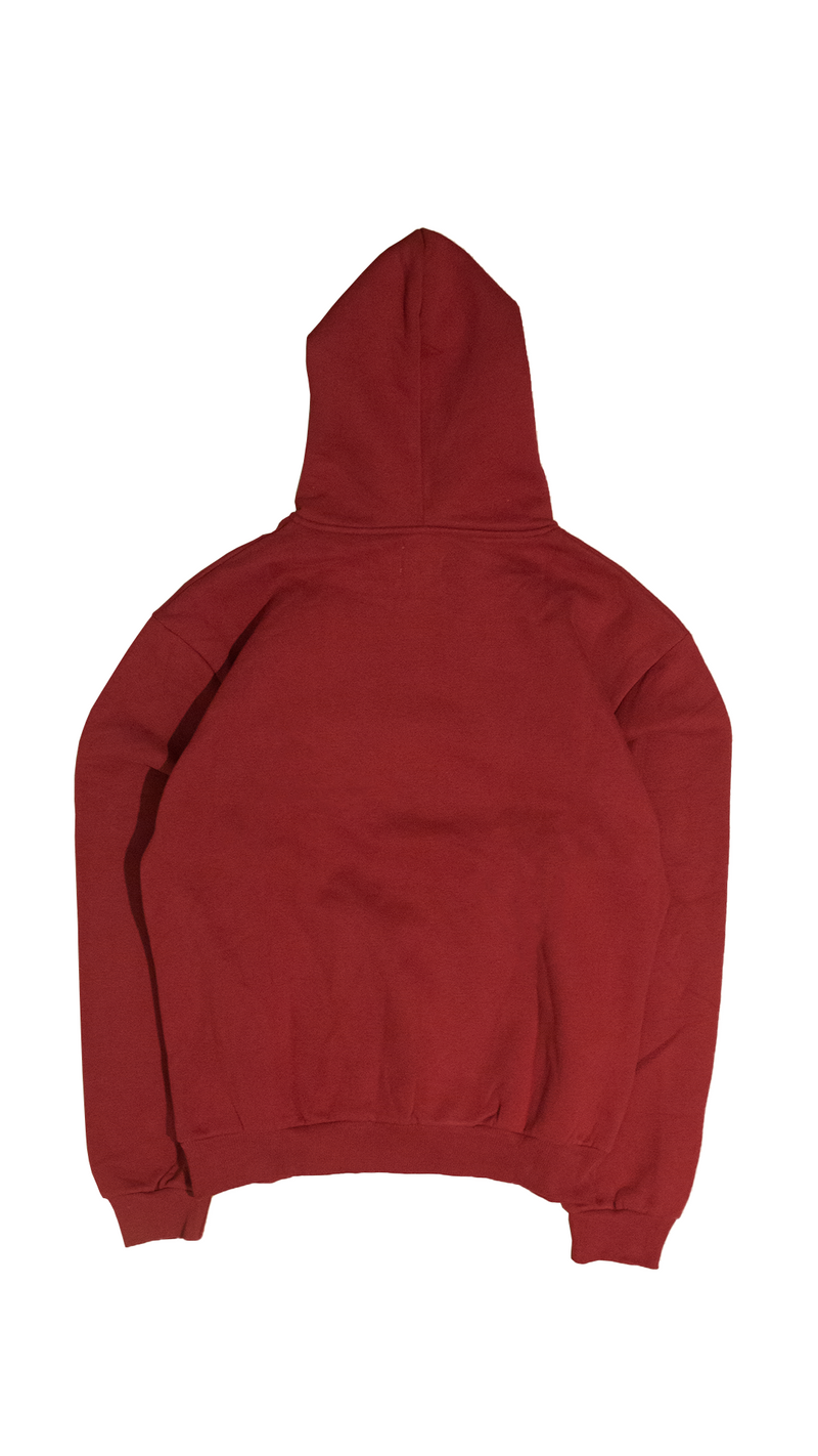 Classy Hoodie Red Wine