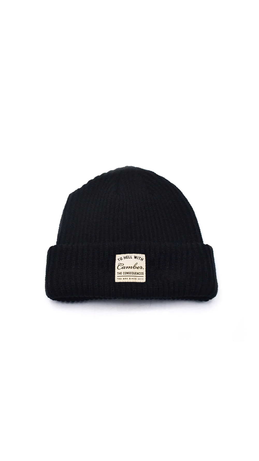 Cuff Beanie Black To Hell